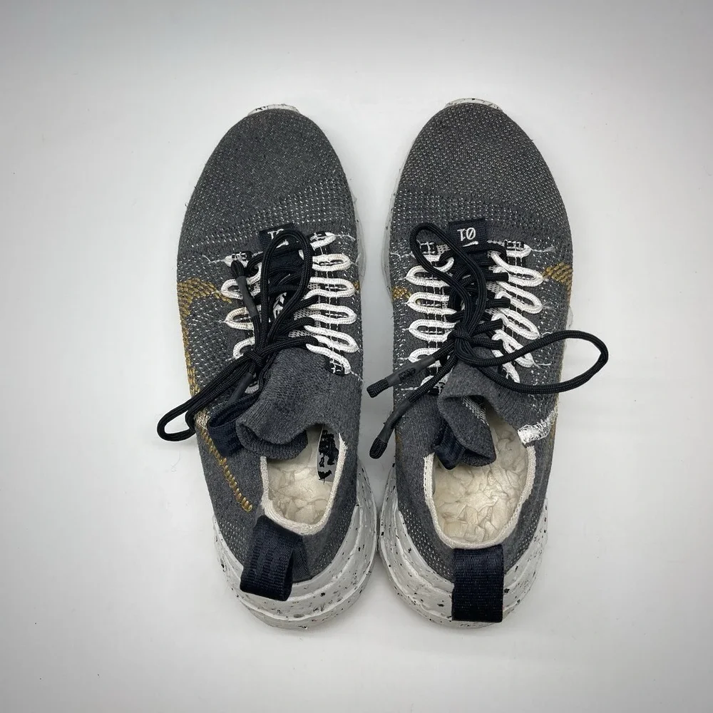 Nike Sneakers Mens 8 Space‎ Hippie 01 CZ6148-002 Gray Running Athletic Gym Shoes